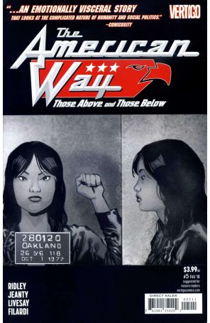 American Way: Those Above And Those Below 5 published by DC/Vertigo with cover art by Georges Jeanty