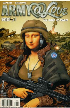 Army @ Love (Vol. 2) 1 published by DC/Vertigo with cover art by Rick Veitch