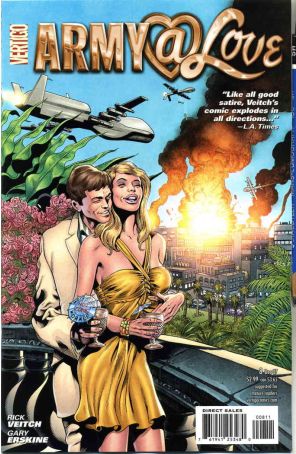 Army @ Love 8 published by DC/Vertigo with cover art by Rick Veitch