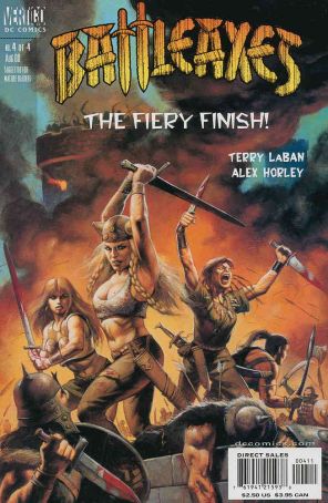 Battleaxes 4 published by DC/Vertigo with cover art by Alex Horley