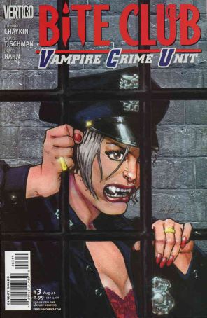 Bite Club: Vampire Crime Unit 3 published by DC/Vertigo with cover art by Howard Chaykin