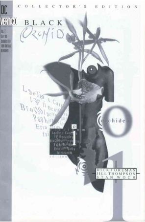 Black Orchid 1 Platinum Variant published by DC/Vertigo with cover art by Dave McKean