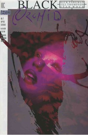 Black Orchid 1 published by DC/Vertigo with cover art by Dave McKean