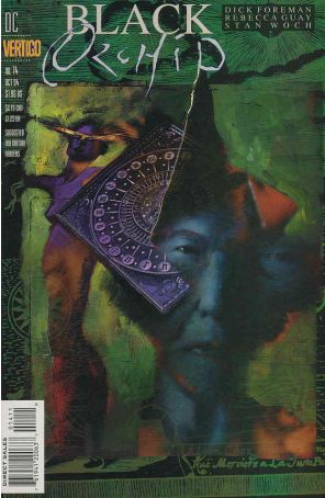 Black Orchid 14 published by DC/Vertigo with cover art by Dave McKean