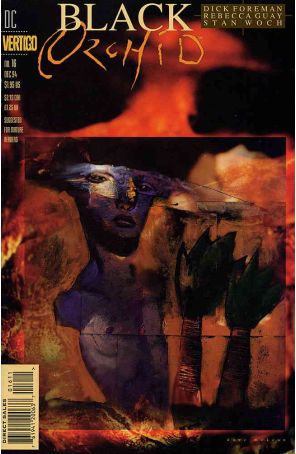Black Orchid 16 published by DC/Vertigo with cover art by Dave McKean