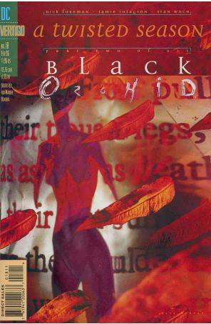 Black Orchid 18 published by DC/Vertigo with cover art by Dave McKean