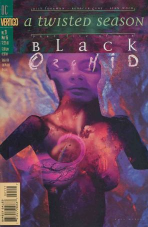 Black Orchid 21 published by DC/Vertigo with cover art by Dave McKean