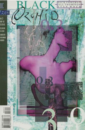 Black Orchid 3 published by DC/Vertigo with cover art by Dave McKean