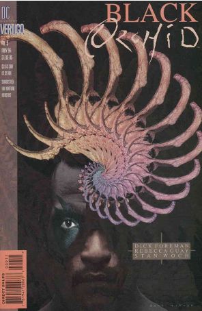 Black Orchid 9 published by DC/Vertigo with cover art by Dave McKean