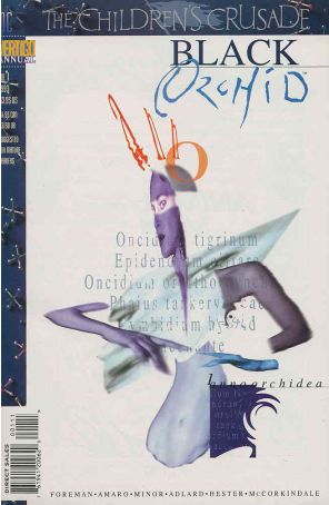 Black Orchid Annual 1 published by DC/Vertigo with cover art by Dave McKean