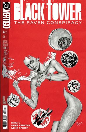 Black Tower: The Raven Conspiracy 2A published by DC with cover art by Mike Perkins