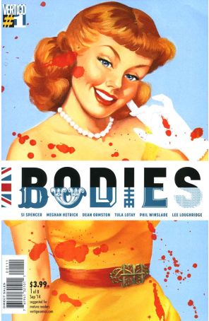 Bodies 1 published by DC/Vertigo with cover art by Fiona Stephenson