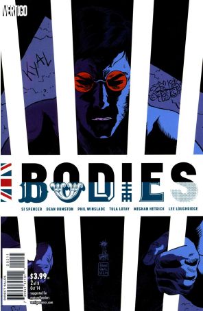 Bodies 2 published by DC/Vertigo with cover art by Francesco Francavilla