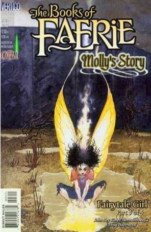 Books of Faerie: Molly's Story 3 published by DC/Vertigo with cover art by Charles Vess
