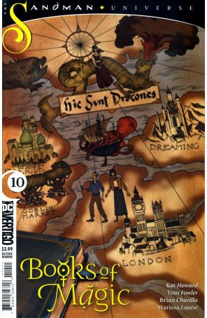 Books of Magic (2nd Series) 10 published by DC with cover art by Kai Carpenter