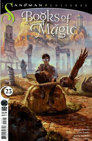 Books of Magic (2nd Series) 23 published by DC with cover art by Kai Carpenter