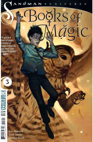 Books of Magic (2nd Series) 3 published by DC with cover art by Kai Carpenter