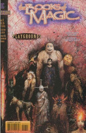The Books of Magic 17 published by DC/Vertigo with cover art by Greg Spalenka