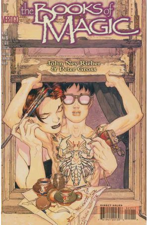 The Books of Magic 22 published by DC/Vertigo with cover art by Michael W. Kaluta