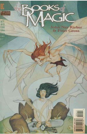 The Books of Magic 24 published by DC/Vertigo with cover art by Sherilyn Van Valkenburgh
