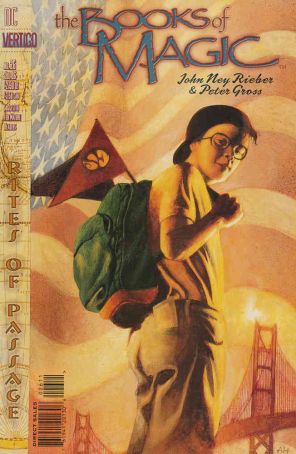 The Books of Magic 26 published by DC/Vertigo with cover art by August Hall