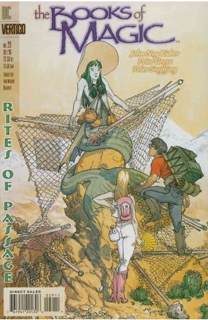 The Books of Magic 29 published by DC/Vertigo with cover art by Michael W. Kaluta