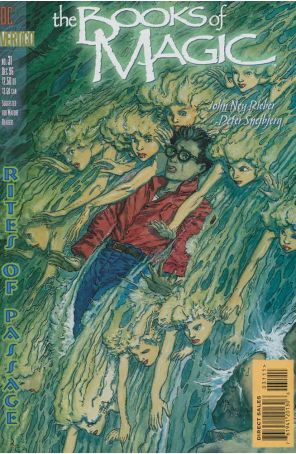 The Books of Magic 31 published by DC/Vertigo with cover art by Michael W. Kaluta