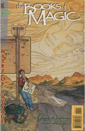 The Books of Magic 32 published by DC/Vertigo with cover art by Michael W. Kaluta