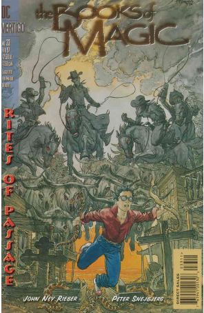 The Books of Magic 33 published by DC/Vertigo with cover art by Michael W. Kaluta