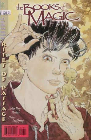 The Books of Magic 37 published by DC/Vertigo with cover art by Michael W. Kaluta