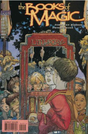 The Books of Magic 40 published by DC/Vertigo with cover art by Michael W. Kaluta
