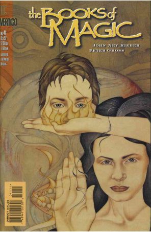 The Books of Magic 41 published by DC/Vertigo with cover art by Sherilyn Van Valkenburgh