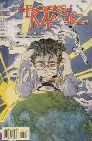 The Books of Magic 42 published by DC/Vertigo with cover art by Michael W. Kaluta