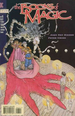 The Books of Magic 43 published by DC/Vertigo with cover art by Michael W. Kaluta