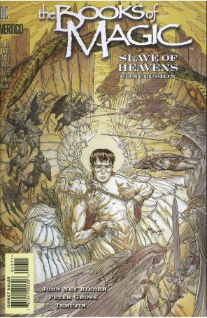 The Books of Magic 49 published by DC/Vertigo with cover art by Michael W. Kaluta