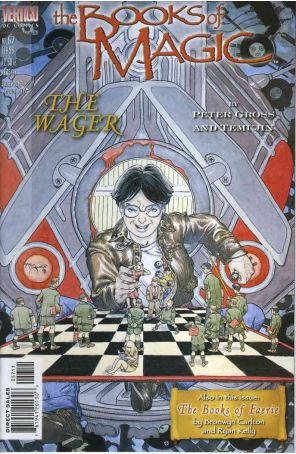 The Books of Magic 57 published by DC/Vertigo with cover art by Michael W. Kaluta