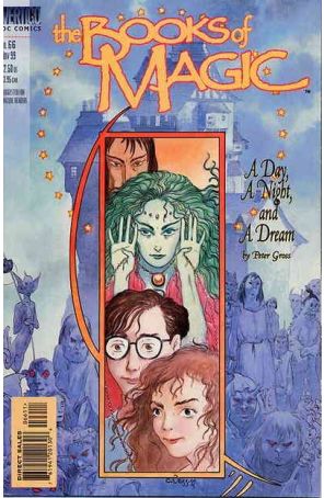 The Books of Magic 66 published by DC/Vertigo with cover art by Charles Vess