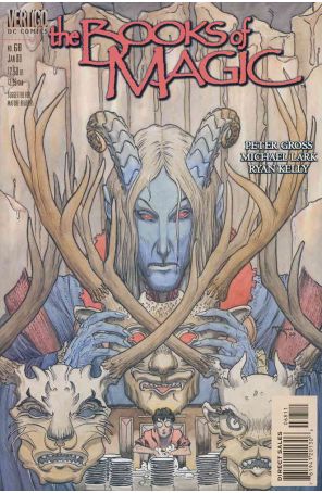 The Books of Magic 68 published by DC/Vertigo with cover art by Michael W. Kaluta