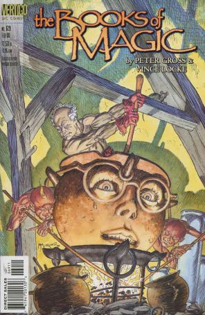 The Books of Magic 69 published by DC/Vertigo with cover art by Michael W. Kaluta