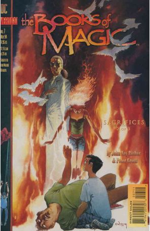 The Books of Magic 7 published by DC/Vertigo with cover art by Charles Vess