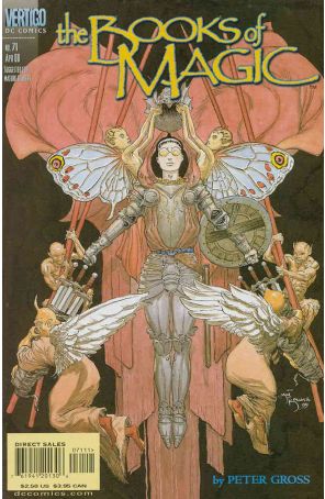 The Books of Magic 71 published by DC/Vertigo with cover art by Michael W. Kaluta