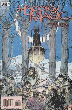 The Books of Magic 72 published by DC/Vertigo with cover art by Michael W. Kaluta