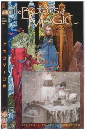 The Books of Magic Ashcan 1 published by DC/Vertigo with cover art by Charles Vess