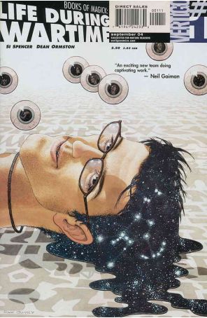 Books of Magick: Life During Wartime 1 published by DC/Vertigo with cover art by Frank Quitely