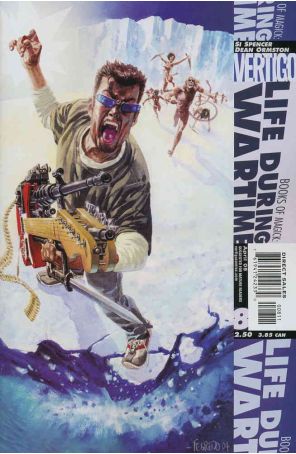 Books of Magick: Life During Wartime 8 published by DC/Vertigo with cover art by Duncan Fegredo