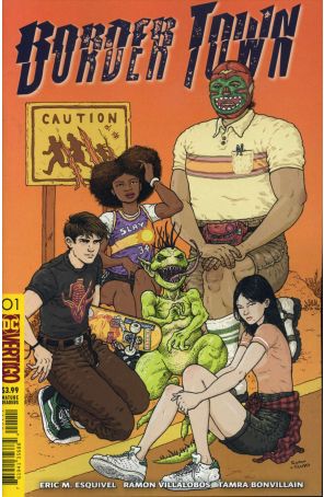 Border Town 1 published by DC/Vertigo with cover art by Ramon Villalobos