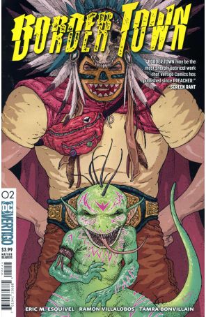 Border Town 2 published by DC/Vertigo with cover art by Ramon Villalobos