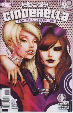 Cinderella: Fables Are Forever 3 published by DC/Vertigo with cover art by Chrissie Zullo