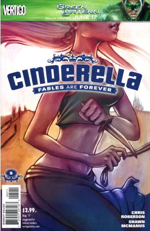 Cinderella: Fables Are Forever 5 published by DC/Vertigo with cover art by Chrissie Zullo