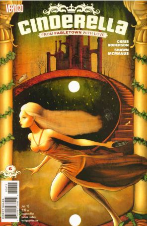 Cinderella: From Fabletown With Love 6 published by DC/Vertigo with cover art by Chrissie Zullo